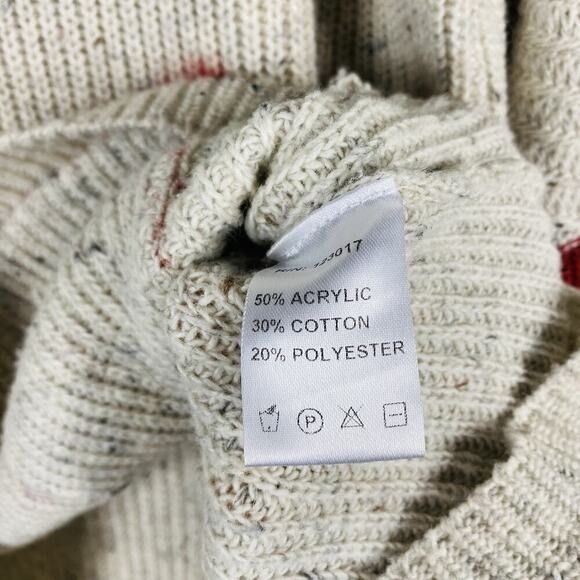 Maude Vivante Size Medium Specked Balloon Sleeve Pocket Sweater - Picture 5 of 6